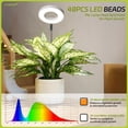 thumbnail image 3 of SLUMLOVE 3-Head Plant Light for Indoor Plants,Full Spectrum Grow Plants,10 Brightness Levels & Auto Timer 3/9/12h（USB powered）, 3 of 7