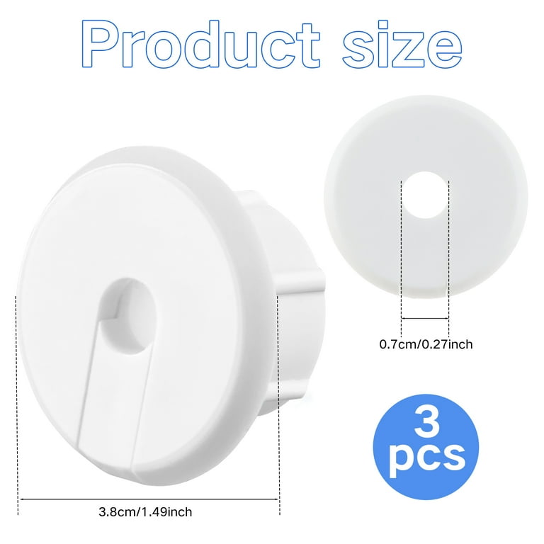 Saillong 4-Pack Cable Routing Grommet Kit - Compatible With Starlink, 3/4" Wall Hole, Rubber Feed Through Bushing (Grey)