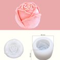 thumbnail image 2 of Molde de silicona reutilizable de rosa 3D, bandejas de cubitos de hielo, molde para hacer helados, bola antiadherente, gelatina de pudín de hielo congelado Sincero Hogar, 2 of 7