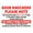 Warning Sign 4, variant on Warning Notice Traffic Sign Door Knockers Please Note Charge Payable in Advance - 12×8 Inches, Aluminum Safety Tin Road, Business Office Decor