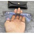 thumbnail image 1 of Montura de gafas retro de placa gruesa, montura negra, gafas planas para miopía para hombres y mujeres 8003, 1 of 5
