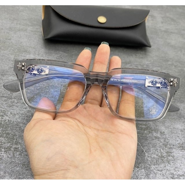 Montura de gafas retro de placa gruesa, montura negra, gafas planas para miopía para hombres y mujeres 8003