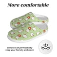 thumbnail image 6 of Fotbe Cartoon Duck Pattern Women's Fuzzy Curly Fur Memory Foam Loafer Slippers Indoor Outdoor Slippers Winter Home Shoes-35/36, 6 of 7