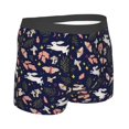 thumbnail image 4 of Uemuo Retro Rabbit Flower Pattern Men's Boxer Briefs,Trunk Anti-Chafing,Comfortable, Durable, and Stylish Underwear-Small, 4 of 9
