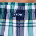 thumbnail image 4 of Pantalón de dormir IZOD para hombre, cuadros azul marino y verde, XX-Large, 4 of 5