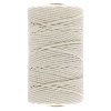 thumbnail image 1 of Cuerda de algodón para manualidades, bricolaje, hilo de algodón para tejer, manualidades, hilo de cuerda trenzada, 4 mm, 100 m, 1 rollo seitruly HA001999-02, 1 of 6