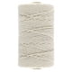 thumbnail image 1 of Cuerda de algodón para manualidades, bricolaje, hilo de algodón para tejer, manualidades, hilo de cuerda trenzada, 4 mm, 100 m, 1 rollo AweSitey HA001999-02, 1 of 6