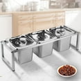 thumbnail image 1 of Soporte para condimentos de acero inoxidable, soporte para caja de condimentos retráctil de una sola capa multifuncional de acero inoxidable, artesanía superior, 1 of 8