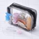 thumbnail image 4 of 5 Pack Clear Portable Cosmetic Makeup Bag Pvc Zippered Toiletry Carry Pouch For Vacation, Bathroom And Organizing (small, Transparent), 4 of 5