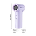 thumbnail image 4 of EGNMCR Fan, Ceiling Fan, Desk Fan, Portable Fan 2026 Model Handheld Fan - Mini Powerful Wind Digital Display Long-Range Battery-Powered Portable Outdoor Forceful USB Fan Handheld fan, 4 of 7