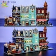thumbnail image 4 of Toys MOC City Corner Coffee Shop Architecture Style Street View Micro Building Blocks for Children Construction Bricks, 4 of 10