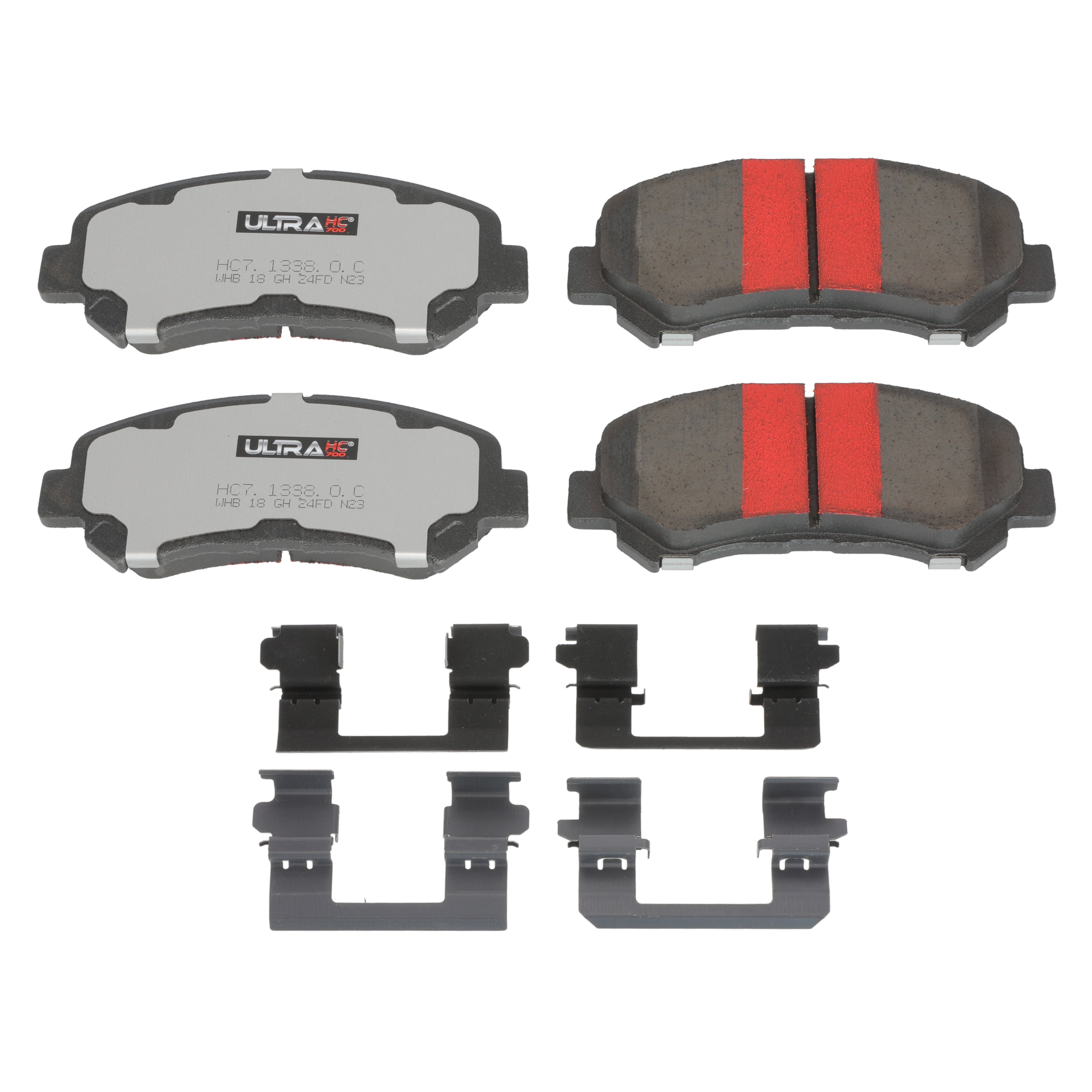 UltraHC 700 Brake Pad Set, Front HC7.1338.0.C, Nissan Rogue 2013-2008