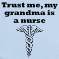 thumbnail image 2 of CafePress - My Grandma Is A Nurse Body Suit - Baby Light Bodysuit, Size Newborn - 24 Months, 2 of 4