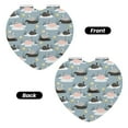 thumbnail image 2 of Bingfone Swan Princess On Lake Print Compact Vanity Makeup Mirror for Men Women Girls for Pocket Purse Wallet Handbag,Portable Small Handheld Beauty Mirror-Heart Shape, 2 of 9