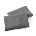 thumbnail image 2 of Better Homes and Gardens 300TC Cotton Sateen Pillowcase Set, Grey Flannel, 2 Piece Set, Standard/Queen, 2 of 7
