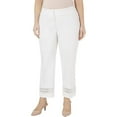 thumbnail image 1 of Alfani Plus Size Lace-Inset Capri Tummy-Control Pants, 1 of 3