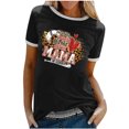 thumbnail image 1 of Elegante blusa de manga corta con cuello redondo y manga abullonada para mujer OAVQHLG3B Store  lin121212, 1 of 5