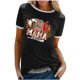 thumbnail image 1 of Elegante blusa de manga corta con cuello redondo y manga abullonada para mujer OAVQHLG3B Store  lin121212, 1 of 5