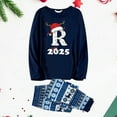 thumbnail image 2 of Cozy Family Christmas Matching Pajamas Sets for Elegant Mom, Mom Family Matching Christmas Pajamas Set Letter Print Parent Outfit, 2 of 5