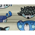 thumbnail image 5 of oneOone Velvet Beige Fabric Cute Animal Face Pattern Fabric For Sewing Printed Craft Fabric By The Yard 58 Inch Wide, 5 of 5