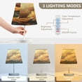 thumbnail image 4 of BZSMCE Table Lamp Creative Golden Garden Blooms Pattern Simple Pattern Night Light, 4 of 8