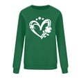 thumbnail image 4 of ShiShine St Patricks Day Sweatshirt for Women Long Sleeve Crewneck Pullover with Holiday Graphic Print, 4 of 6