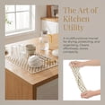 thumbnail image 3 of Hytrove Accesorio Flexible De Silicona Para Fregadero De Cocina Beige Con Textura Ondulada Antideslizante, 3 of 7