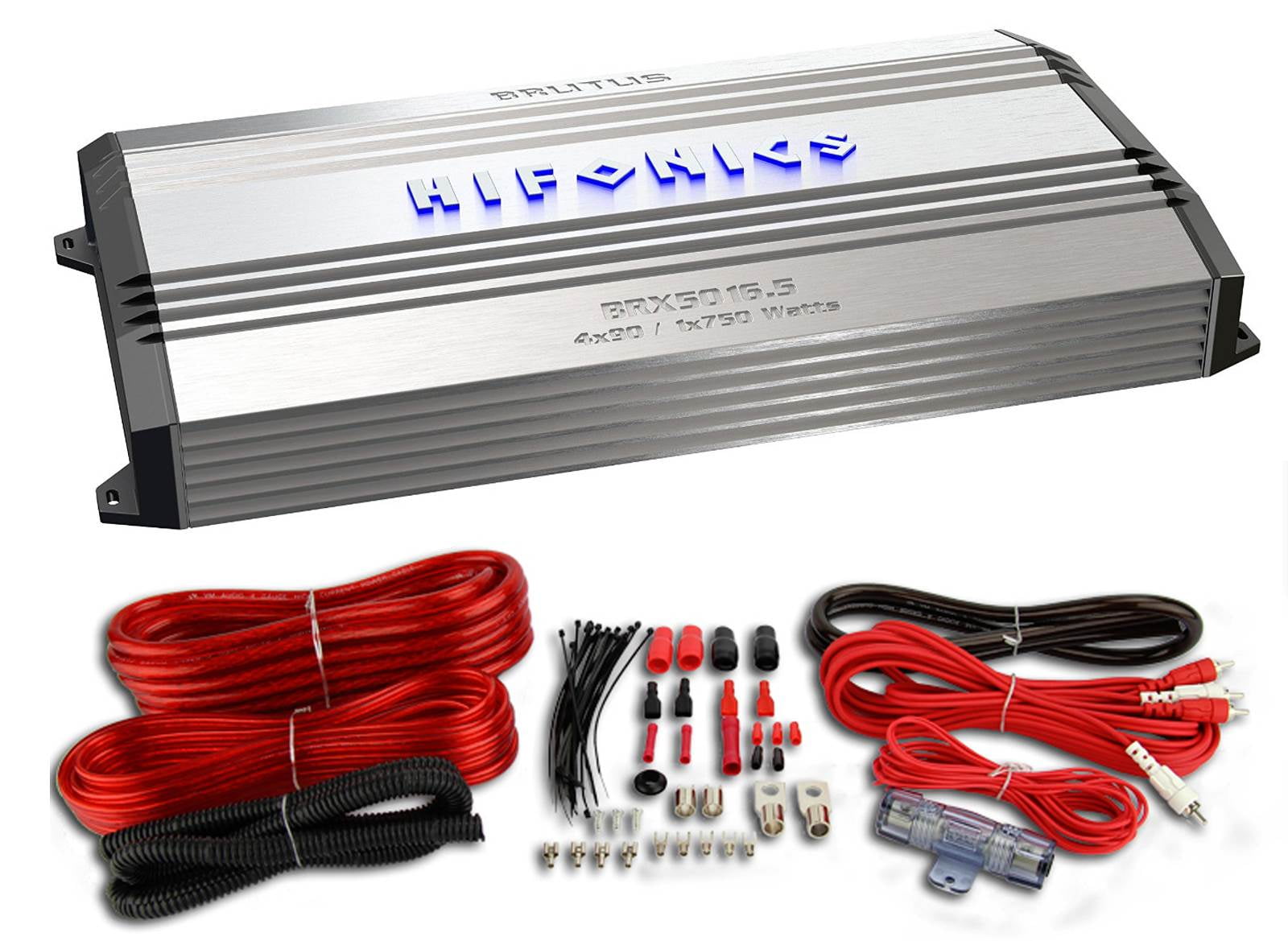 Hifonics Brutus BRX5016.5 1200 Watt Amp 5 Channel Car Audio Amplifier