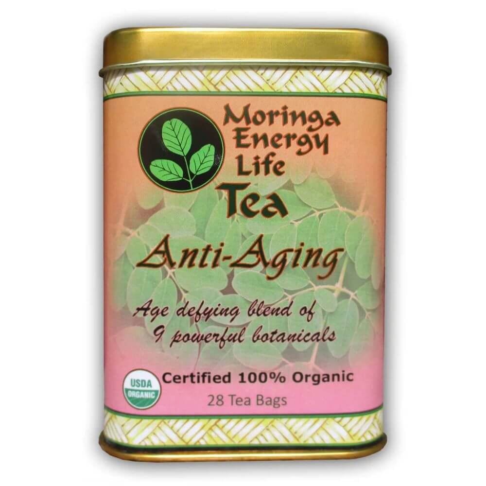 Moringa AntiAging Tea by Moringa Energy Life, Age Defying Blend, 28