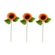 thumbnail image 5 of Ramo de girasoles artificiales de 3 piezas, flores silvestres artificiales, flores de novia para decoración de bodas, decoración artística, manualidad Naranja, 5 of 9