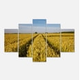 thumbnail image 2 of Rural Road through Wheat Field - Landscape Artwork Canvas, 2 of 3