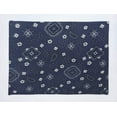 thumbnail image 4 of Bandanna Print Cotton Dinner Table Placemats Holiday Home Decoration 13" x 19" (Pack of 4), 4 of 11