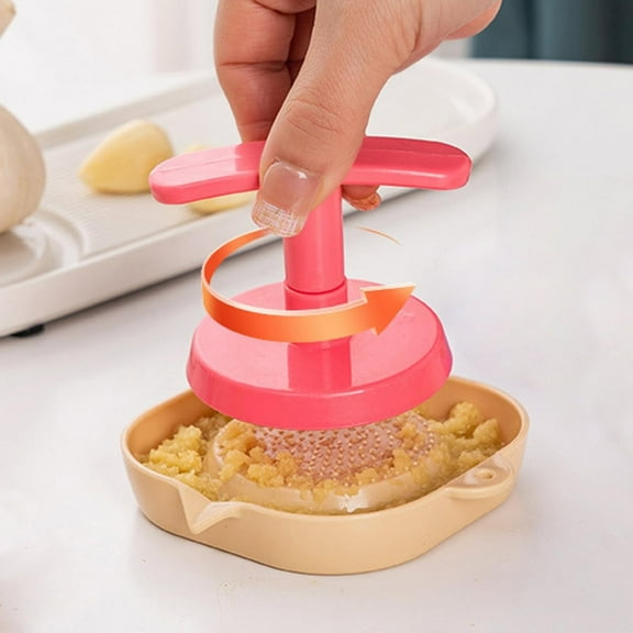 1 Garlic Press Garlic 2025 New Garlic Mincer Garlic Portable Manual Garlic Crusher Multifunctional Vegetable Masher Kitchen Gadgets with Handle for Kitchen and Home
