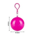 thumbnail image 6 of Zhaomeidaxi Disposable Emergency Raincoats, Colorful Rain Poncho with Hook Portable Ball Portable Disposable Emergency Raincoats Rain Poncho in A Ball 5 Colors, 6 of 9