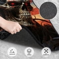 thumbnail image 3 of Pofeuu Cyberpunk Skull American Flag Print Car Foot Mat Set of 4 Pieces - All-Weather Full Set Floor Mats for Cars Trucks SUVs, 3 of 7