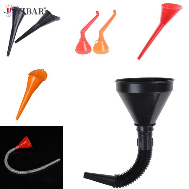 Universal Car Motorcycle Truck Plastic Filling Funnel Pipe Spout Pour Oil Tool1pcs 29x8cm He Qiyong unisex