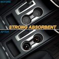 thumbnail image 4 of RYLABLUE Moon Universe Black Set of 4 Car Coaster for Drinks, Absorbent Ceramic Stone Coasters Cup Mat with Cork Base for Home Kitchen Room Coffee Table Bar Decor, 4 of 5