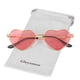thumbnail image 2 of Gafas de Sol Polarizadas en Forma de Corazón para Mujer Gleyemor Oro, 2 of 6