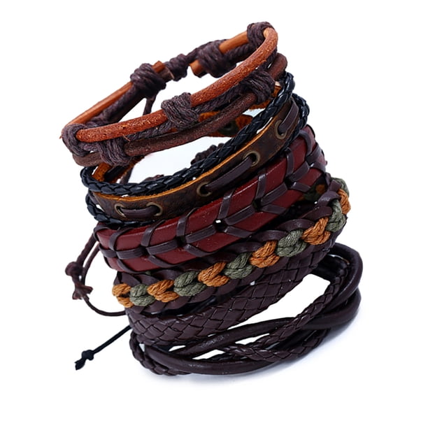 Pulseras trenzadas vintage Sonducket 6 piezas joyería de boda viaje Ropa zapatos y accesorios