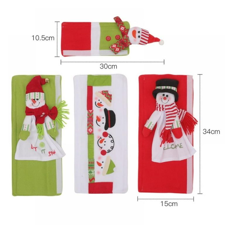  IAMAGOODLADY Christmas Decorations,Christmas Refrigerator Door  Handle Cover Kitchen Appliances Glove Protector Warehouse Clearance  Lightning Deals of Today Prime Clearance
