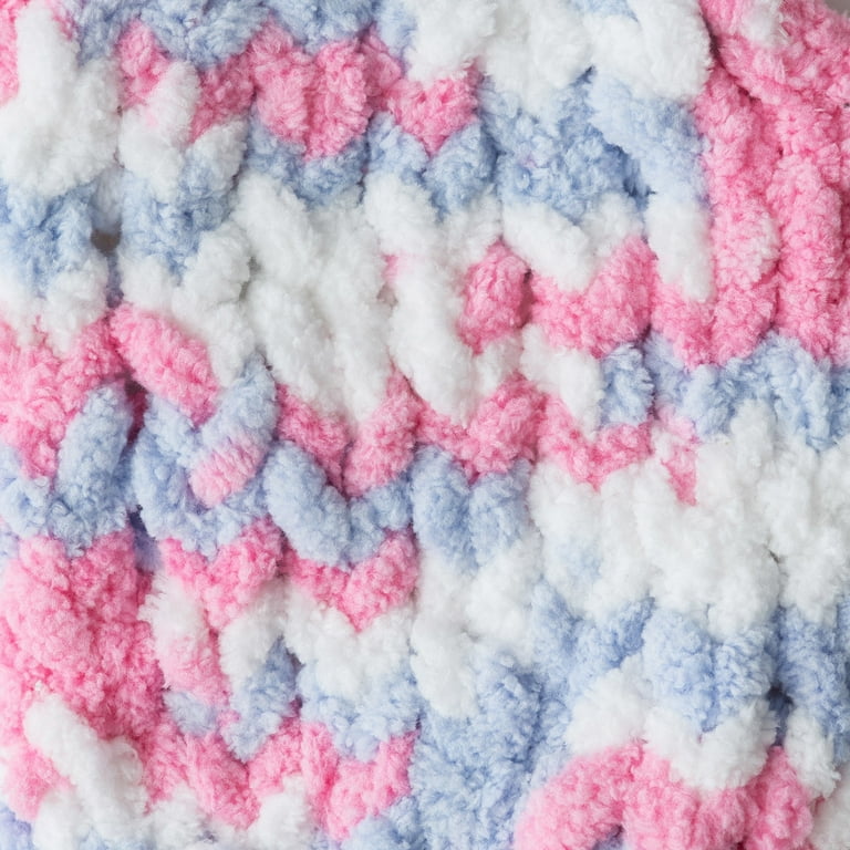 Bernat Baby Blanket Pink/Blue Ombre Yarn - 3 Pack of 100g/3.5oz