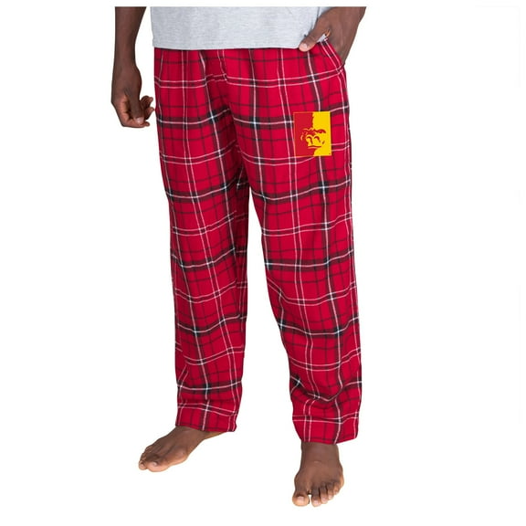 Men's Concepts Sport Red/Black Pittsburg State Gorillas Ultimate Flannel Pants