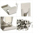 thumbnail image 3 of ULTNICE  50 Pcs Photo Frame Accessories Heavy Duty Picture Hooks Wall for Hanging Silver, 3 of 8