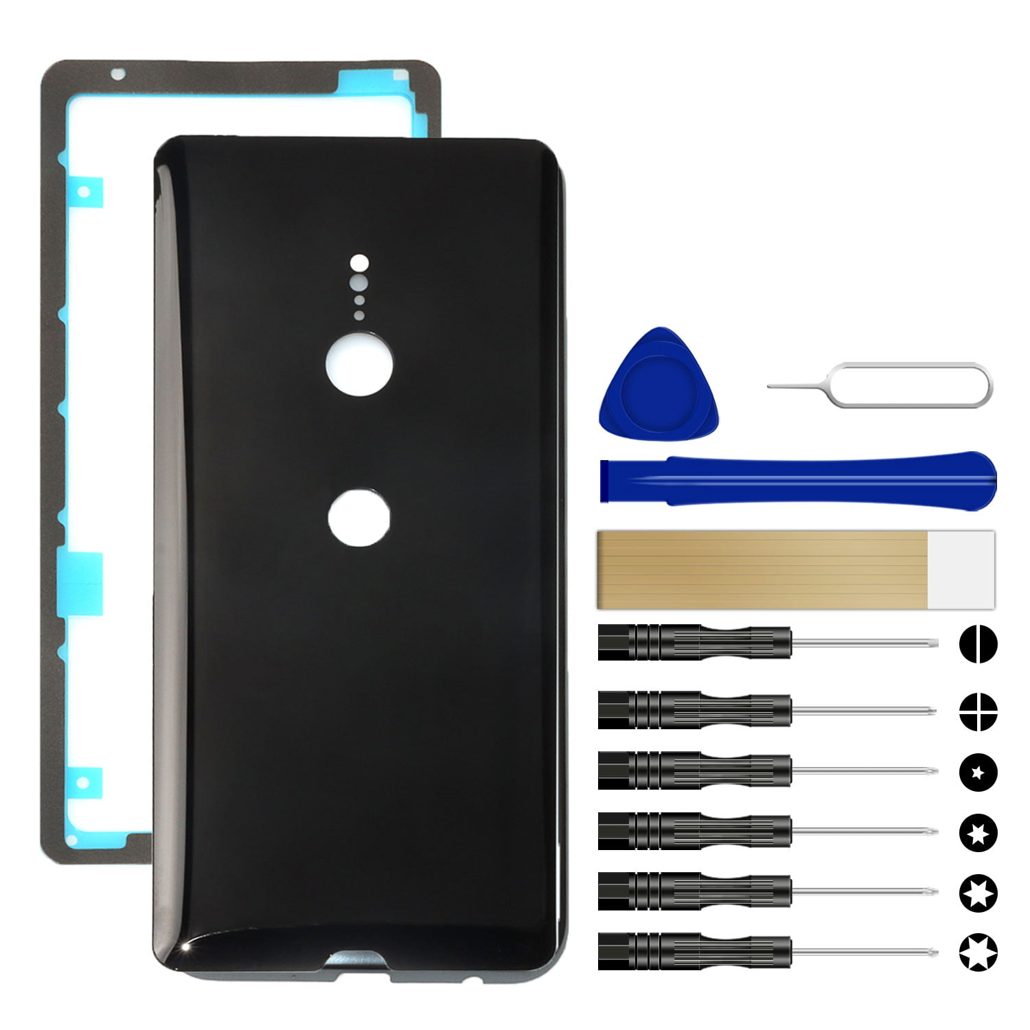 For T-Mobile Sony Xperia XZ3 H8416 801SO SO01L Replacement Back Battery  Cover Rear Housing Door Tool Gray - Walmart.com