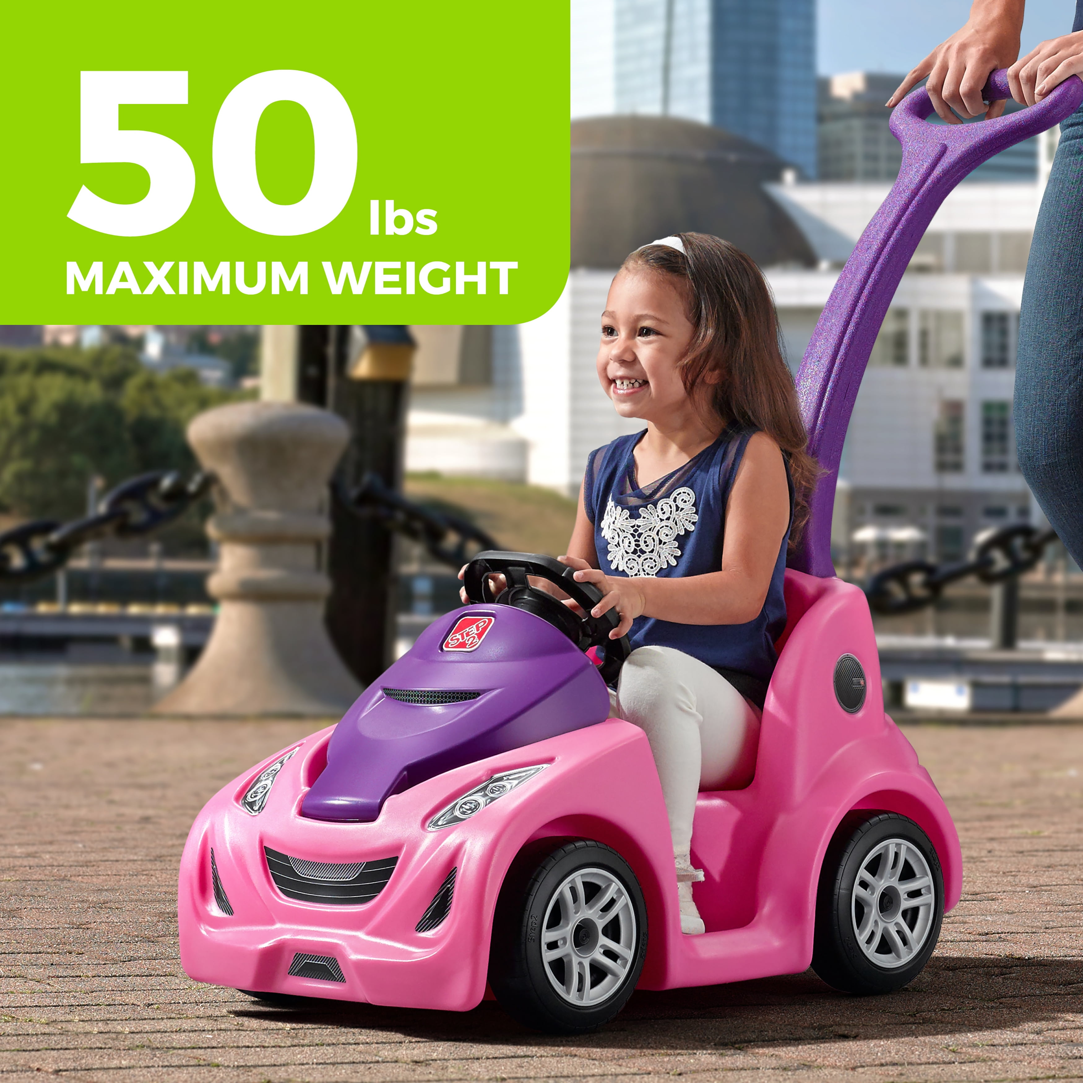 Step2 Brandclub Step2 Pink Push Around Buggy GT Push Car and Toddler Toy for Kids