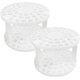 thumbnail image 1 of KAIYANG Soporte para cepillos redondo de plástico con 49 agujeros, 2 piezas, 1 of 5