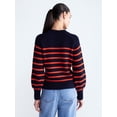 thumbnail image 3 of Free Assembly Women's Cropped Mock Neck Cotton Sweater, Midweight, Sizes XS-XXL, 3 of 4