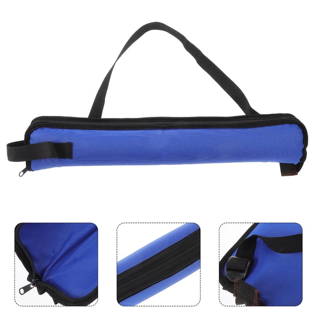 DEEPCRAFF Hanging Drum Stick Bag 1Pack Blue Curved Shape For Drummers Practice Performance Transportation