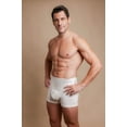 thumbnail image 4 of Men's Cottonique M17760 Latex Free Organic Cotton Drawstring Boxer Brief (Natural M), 4 of 5