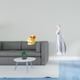 thumbnail image 2 of Figura De Serpiente De Resina Y Figura Femenina De Porcelana. Adorno Decorativo Moderno Para Estante, Mesa, Centro De Mesa, Oficina, Dormitorio. Regalo De Inauguración De Casa. Estilo Nórdico., 2 of 8